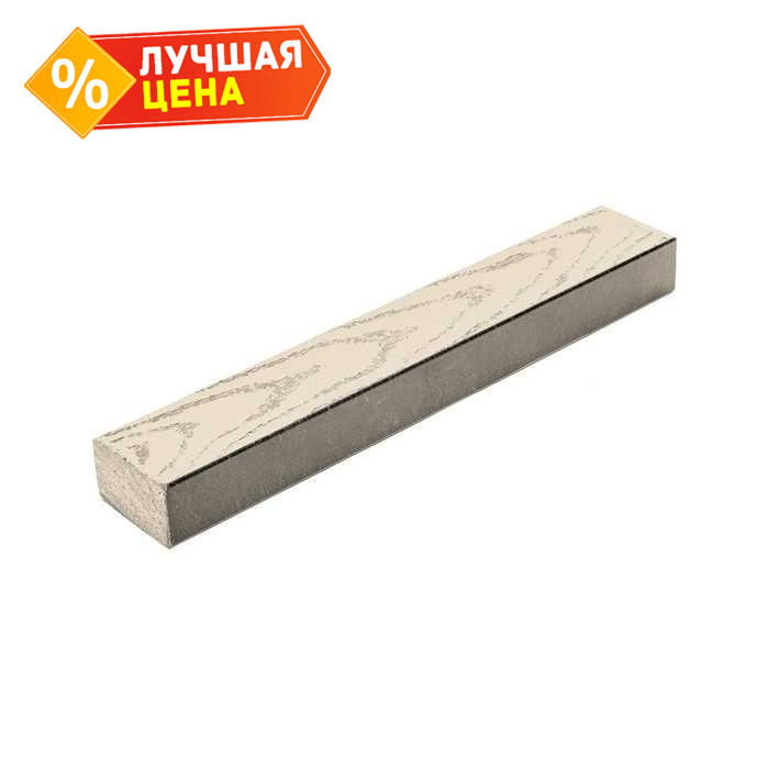 Брус Grand Line массив 30x50x4000 мм Слоновая кость