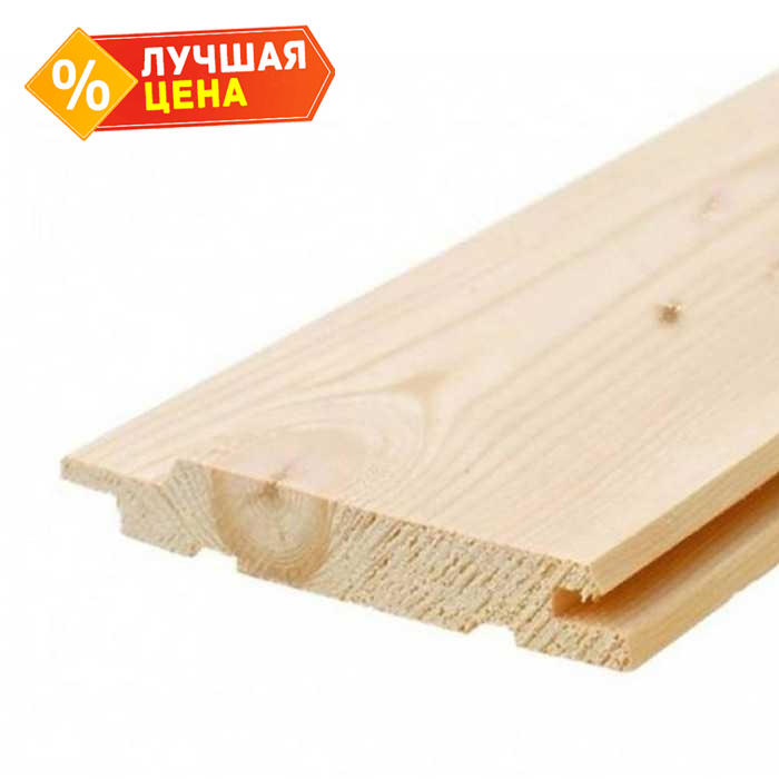 Евровагонка 12.5x96x2000 мм АВ лиственница