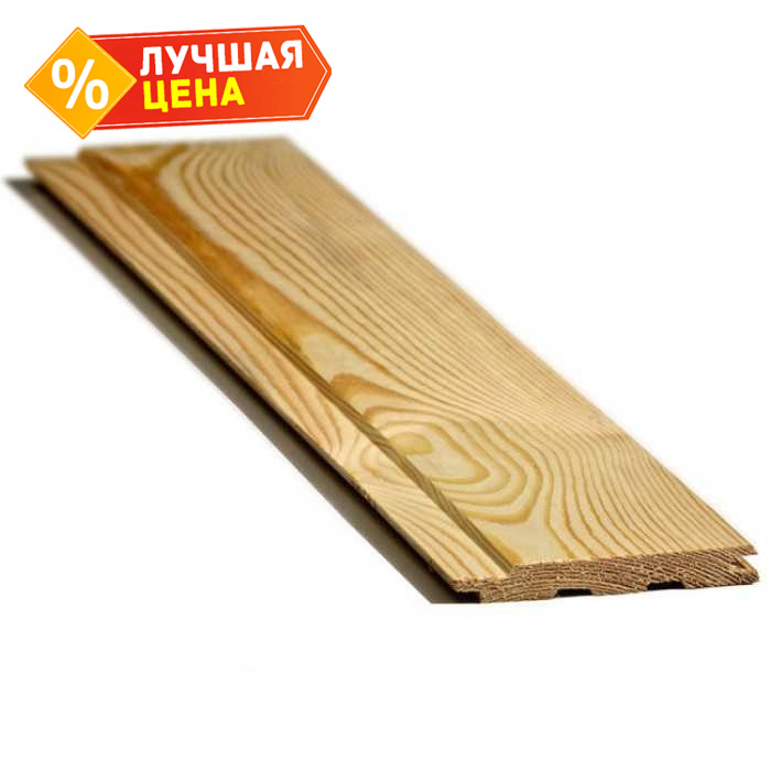 Евровагонка 12.5x96x2100 мм С лиственница